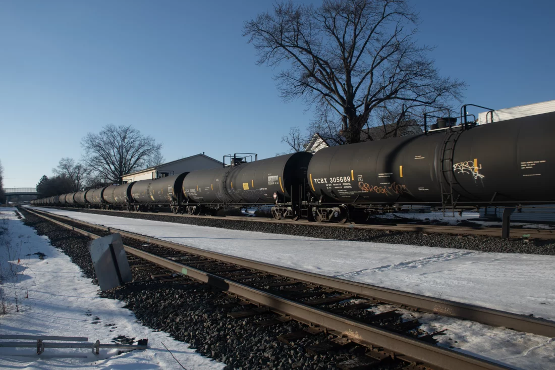 Toxic Chemicals Still Roll In Norfolk Southern Freight As Train Passes Through The Town