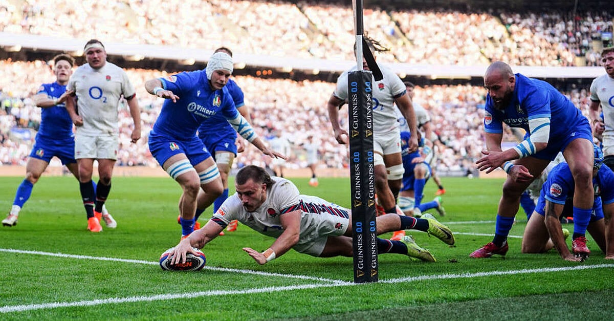 England keep Six Nations hopes alive with bonus-point win over Italy