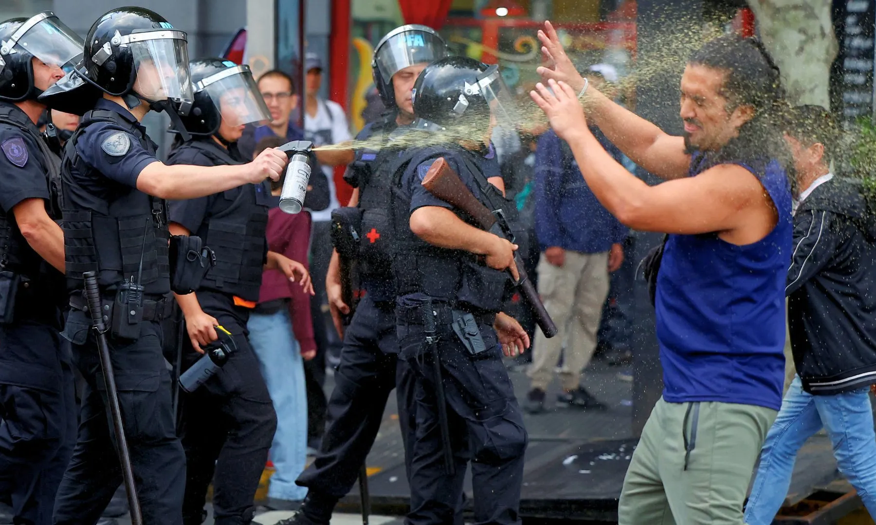 Injuries, Arrests in Argentina as Football Fans, Retirees Clash With Police